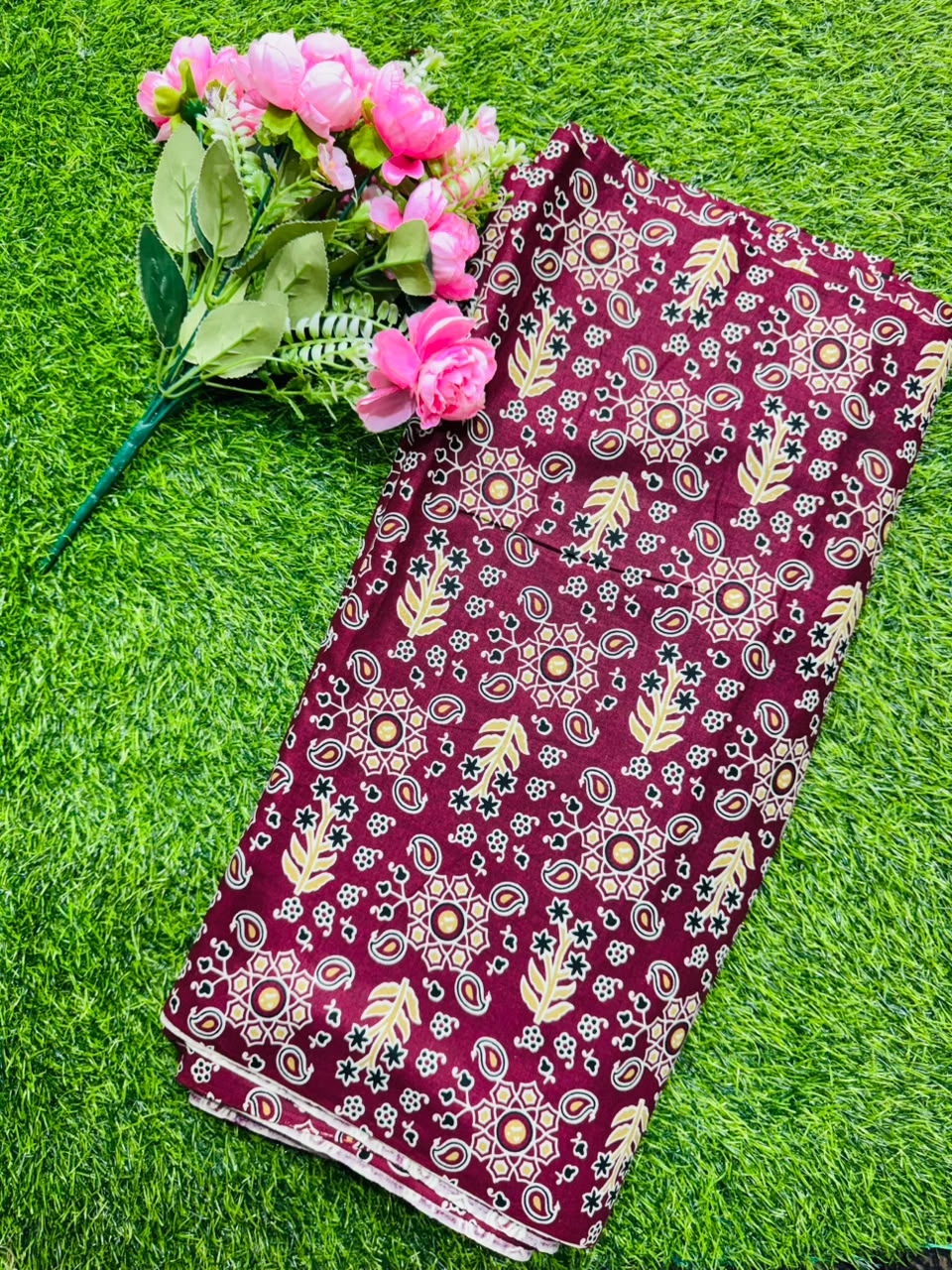 Premium Printed 100% pure cotton Width 44