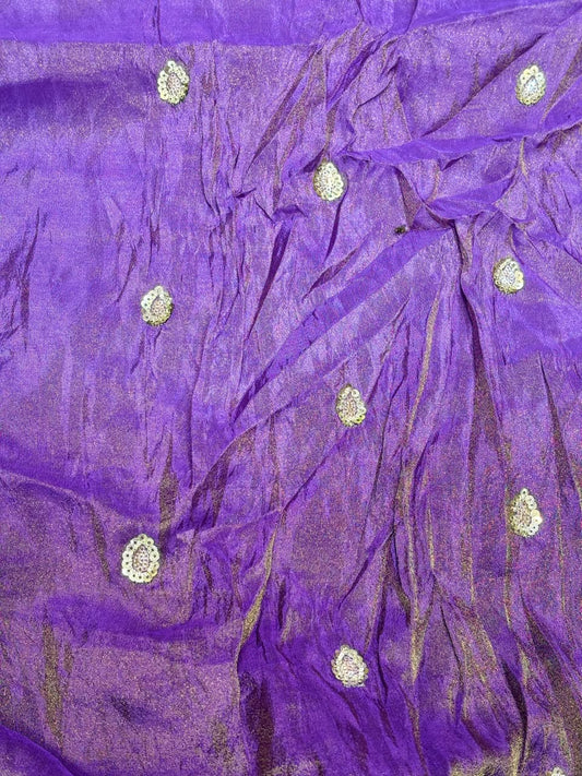 Premium Pure Viscose Tissue Fabric – Royal Purple WIDTH 44