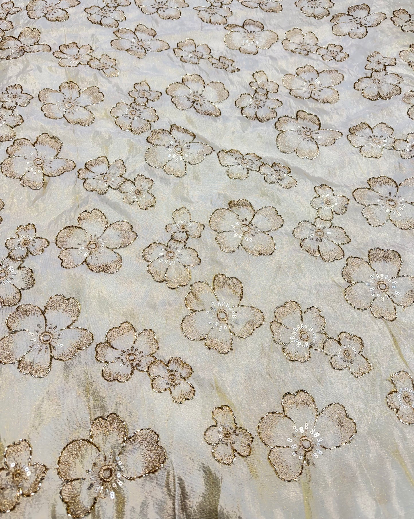 Dybale Luxury Floral Fabric – 44 Inches Width