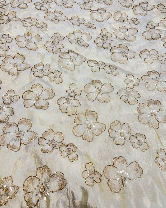 Dybale Luxury Floral Fabric – 44 Inches Width