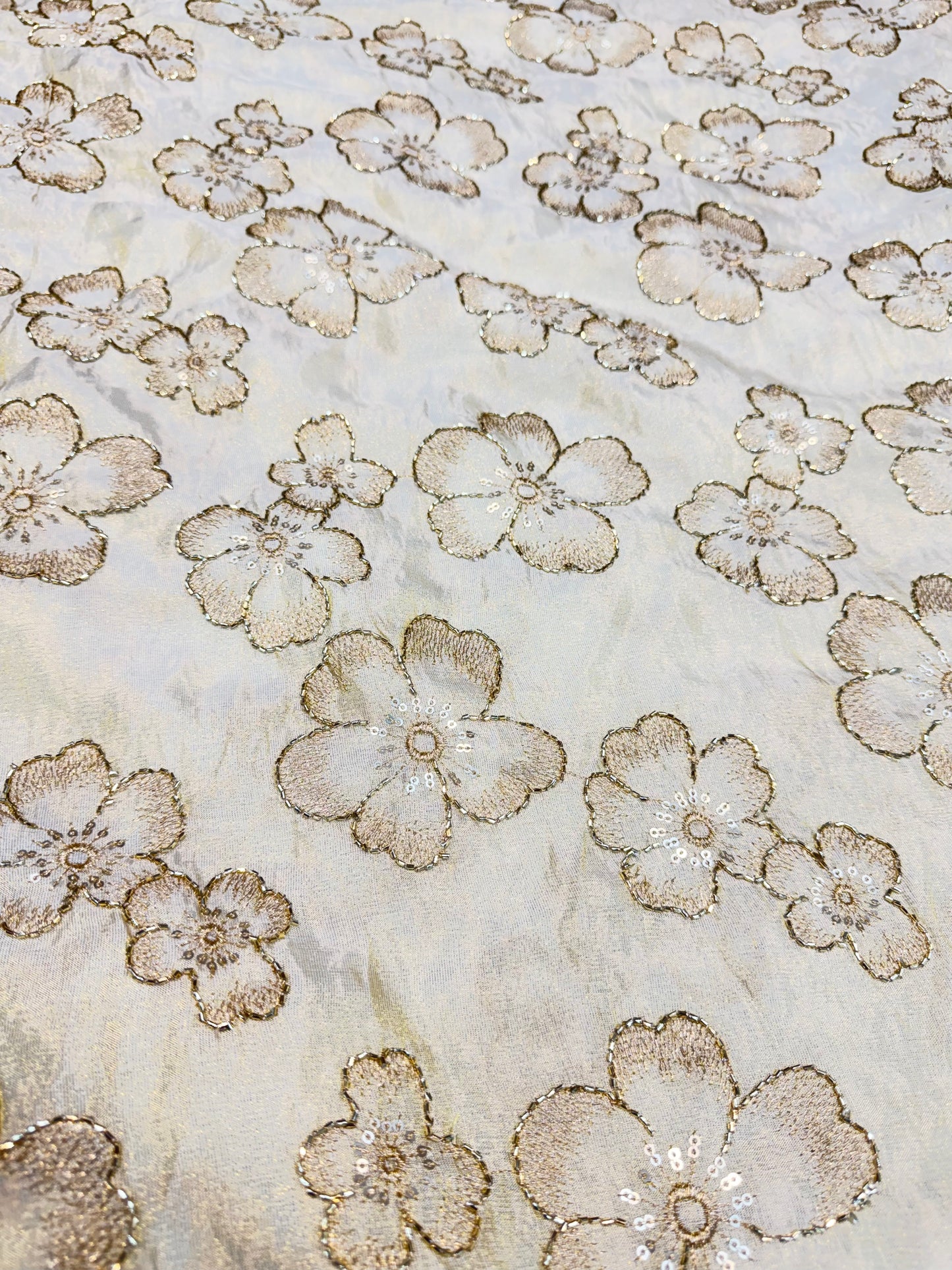 Dybale Luxury Floral Fabric – 44 Inches Width