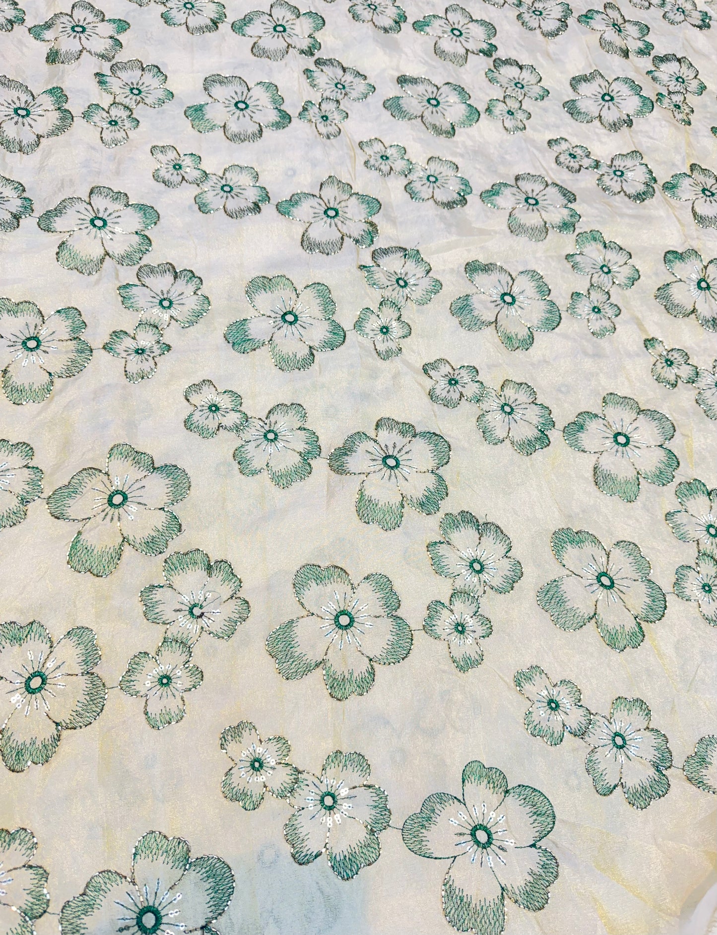 Dybale Luxury Floral Fabric – 44 Inches Width