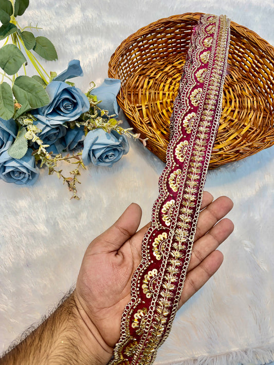 Premium handmade Designer Lace – 9 Meter Premium Decorative Lace (vine)
