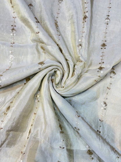 Premium Celestia Viscose Tissue Handwork Fabric 54inch width ( Dyble ) ✅
