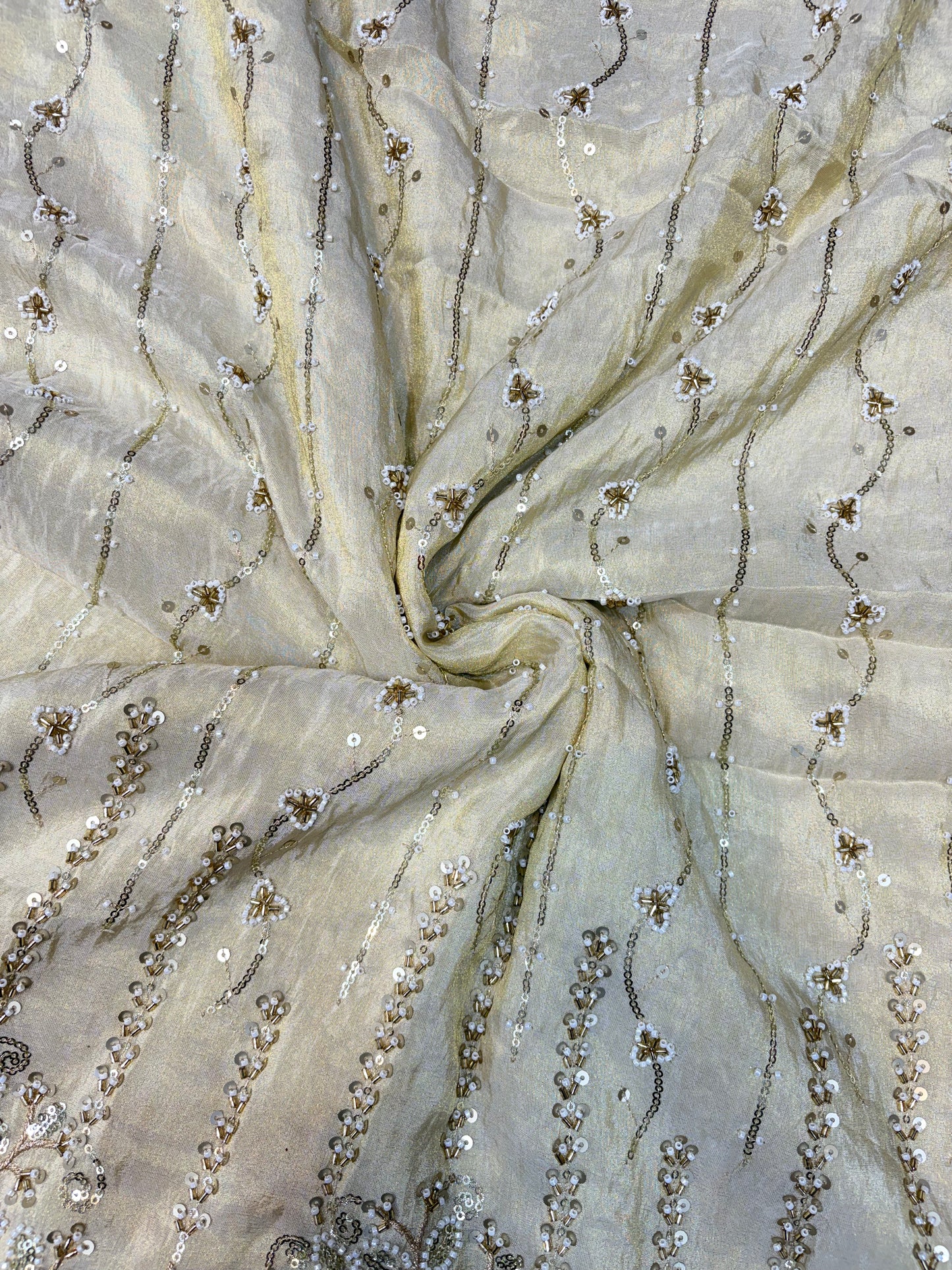 Premium Celestia Viscose Tissue Handwork Fabric 54inch width ( Dyble ) ✅