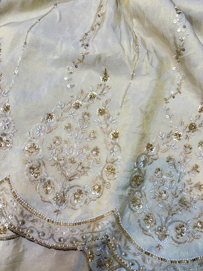 Premium Celestia Viscose Tissue Handwork Fabric 54inch width ( Dyble ) ✅