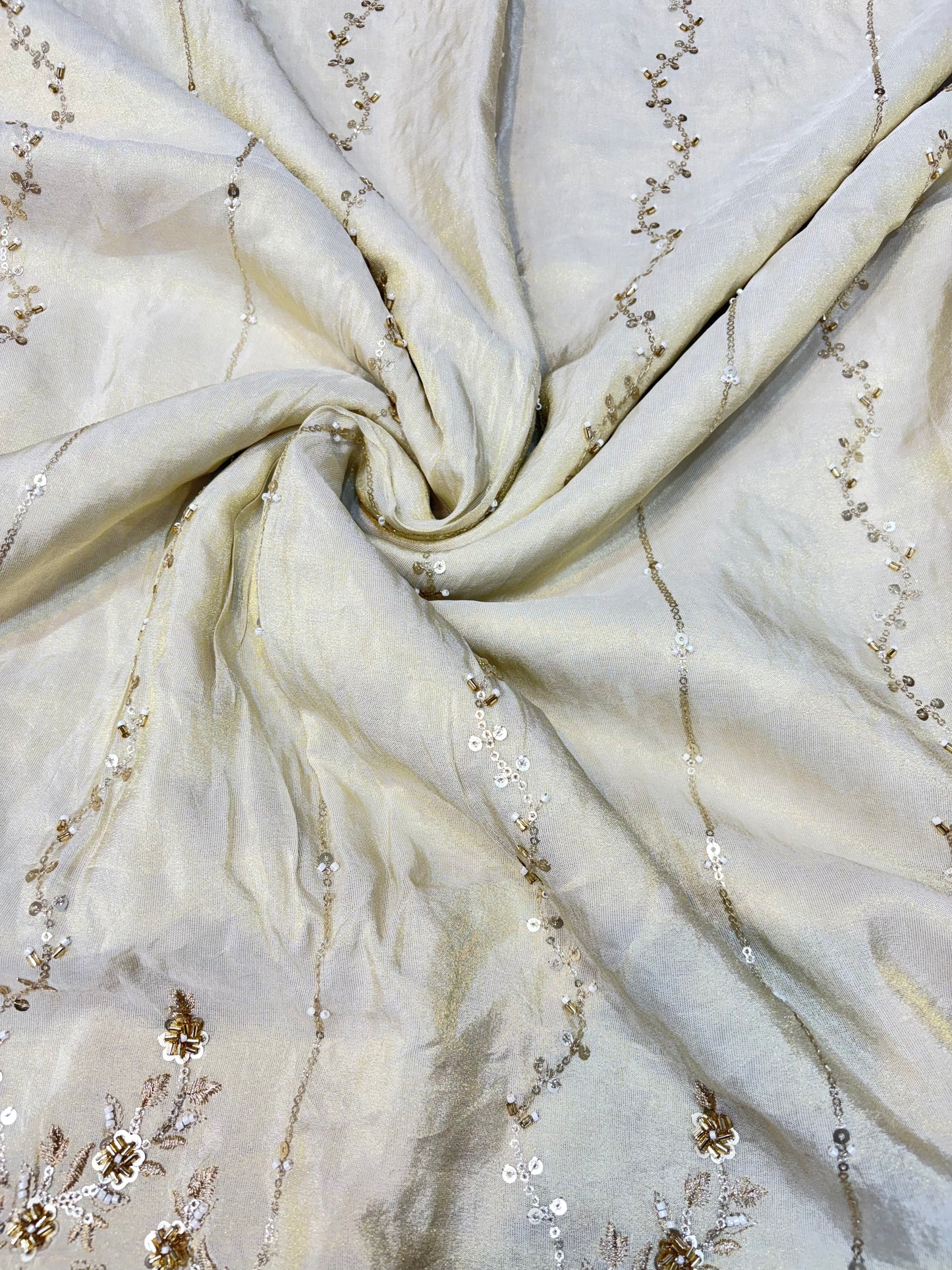 Premium Celestia Viscose Tissue Handwork Fabric 54inch width ( Dyble ) ✅